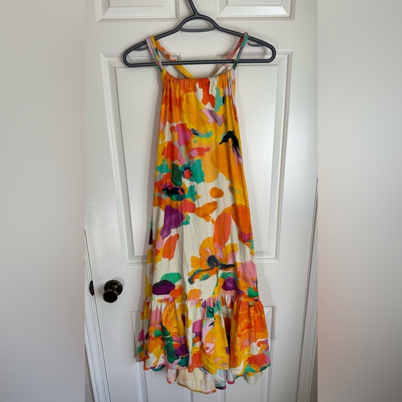 Anthropologie Daily Practice Frida Cross-Back Midi Dress - Picture 3 of 6